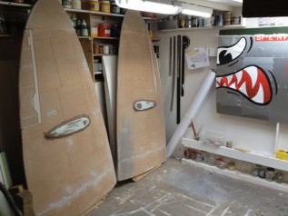 Aircraft under construction