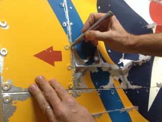 Aircraft wreck factory